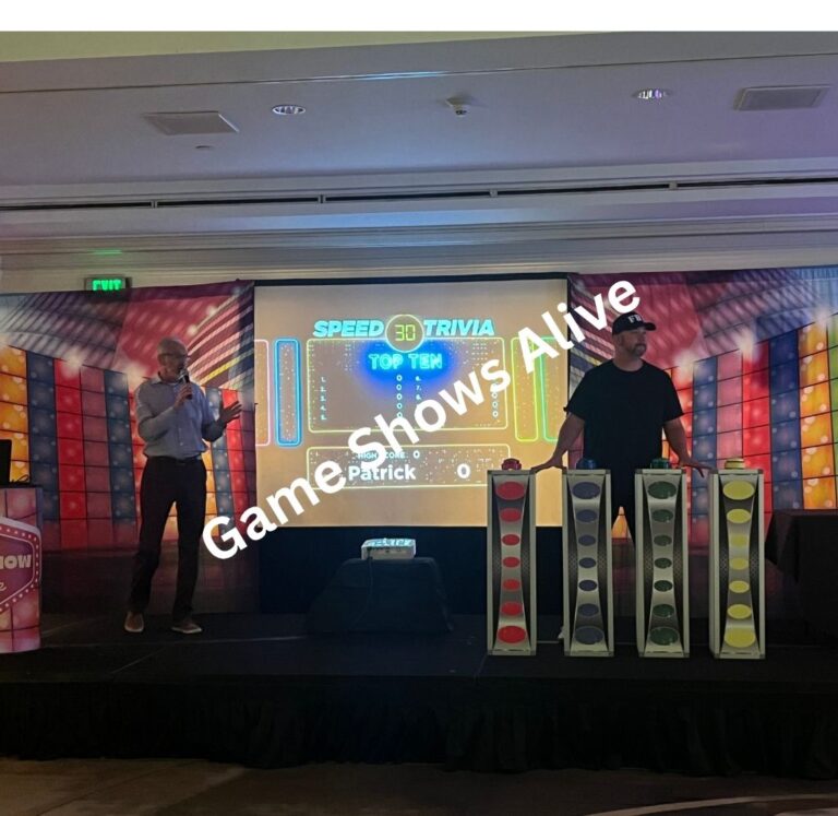 Game Show Arcade- FFEA- convention-trivia with guy- watermark